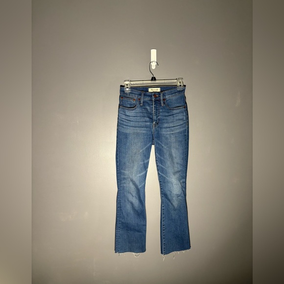 Madewell Cali Demi Boot Jeans in Fleetwood Wash Womens Size 24 - Picture 2 of 4